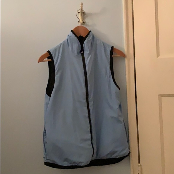 Reversible lightweight black and blue vest - Picture 3 of 6